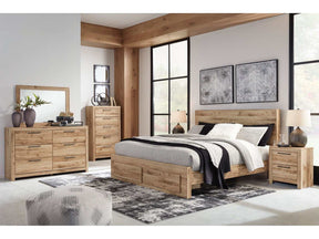Hyanna Tan Queen Storage Bedroom Set / 5pc (Online Special Price) - Ornate Home