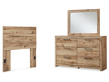 Hyanna Twin Panel Headboard, Dresser and Mirror - Ornate Home