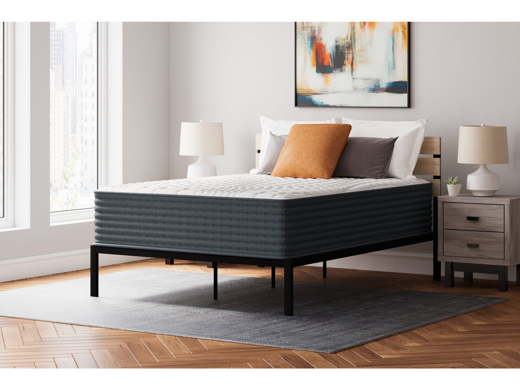 Hybrid 1400 White Queen Mattress (Online Special Price) - Ornate Home