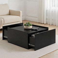 Hyde Black Coffee Table - Ornate Home