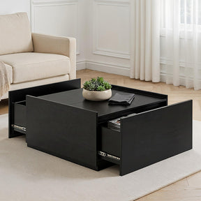 Hyde Black Coffee Table - Ornate Home