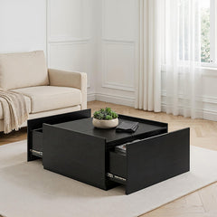 Hyde Black Coffee Table - Ornate Home