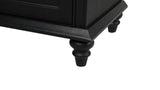 Hyde Black/Natural Nightstand - Ornate Home