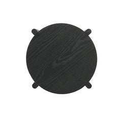 Hyde Black Round End Table - Ornate Home