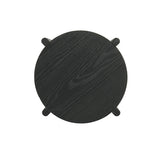 Hyde Black Round End Table - Ornate Home