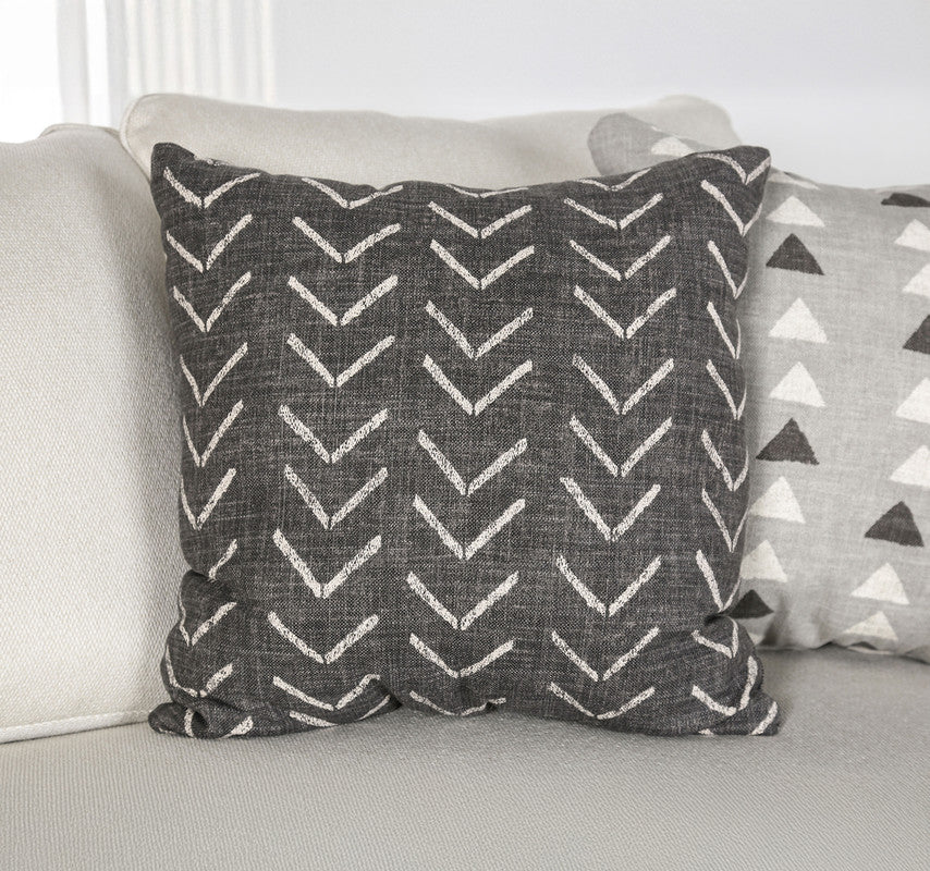 Hyde Park Gray Oversized Sofa Pillows - Ornate Home