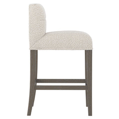 Hyde Portobello/White/Cream Fabric Bar Stool - Ornate Home
