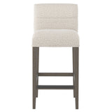 Hyde Portobello/White/Cream Fabric Bar Stool - Ornate Home
