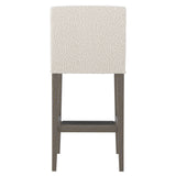 Hyde Portobello/White/Cream Fabric Bar Stool - Ornate Home