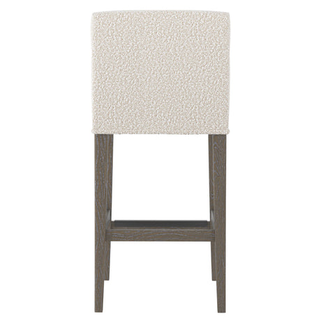 Hyde Portobello/White/Cream Fabric Bar Stool - Ornate Home