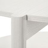 Hyde White Round Coffee Table - Ornate Home
