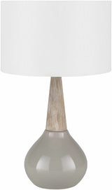 Hydesville Gray Ceramic Table Lamp - Clearance - Ornate Home