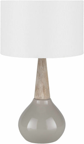 Hydesville Gray Ceramic Table Lamp - Clearance - Ornate Home