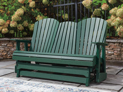 Hyland Green Outdoor Loveseat Glider - Ornate Home