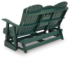 Hyland Green Outdoor Loveseat Glider - Ornate Home