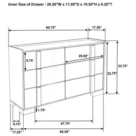 Hyland Natural 4-piece Queen Bedroom Set - Ornate Home