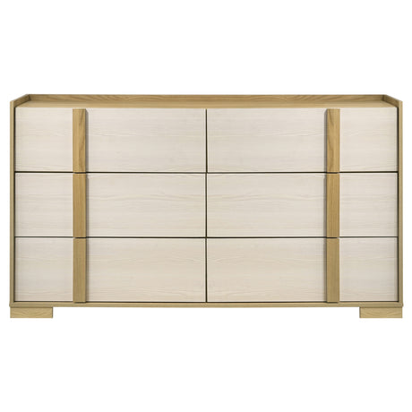 Hyland Natural 6-drawer Dresser - Ornate Home