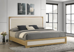 Hyland Natural Eastern King Panel Bed - Ornate Home