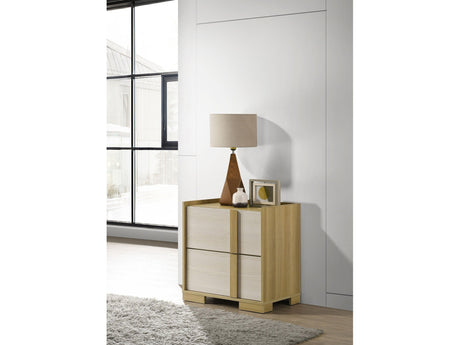 Hyland Natural Nightstand - Ornate Home