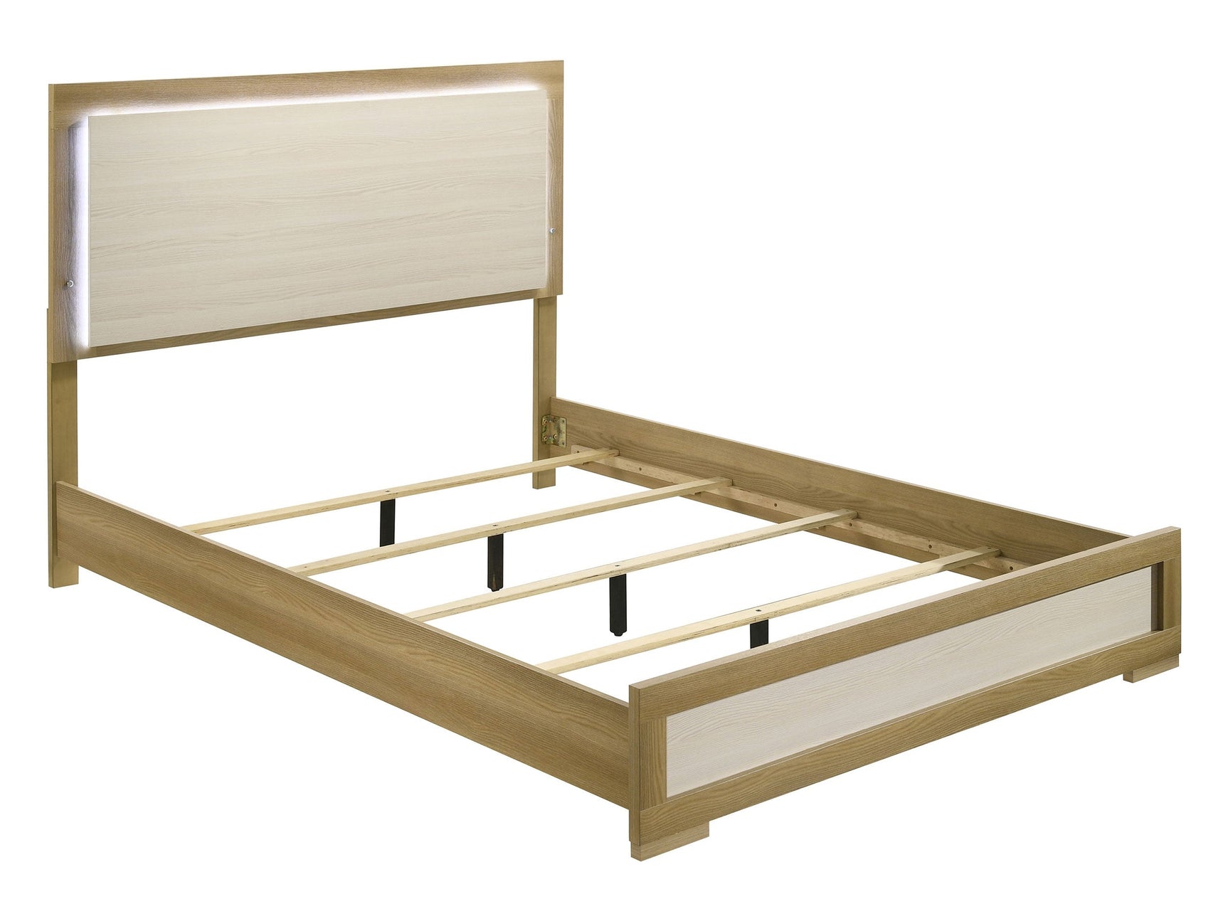 Hyland Natural Queen Panel Bed - Ornate Home