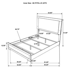 Hyland Natural Queen Panel Bed - Ornate Home