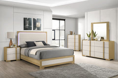 Hyland Natural Queen Panel Bed - Ornate Home