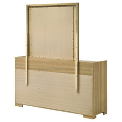 Hyland Natural/White  Dresser with Mirror - Ornate Home
