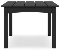 Hyland wave Black Outdoor Coffee Table - Ornate Home