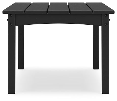 Hyland wave Black Outdoor Coffee Table - Ornate Home