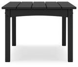 Hyland wave Black Outdoor Coffee Table - Ornate Home