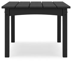 Hyland wave Black Outdoor Coffee Table - Ornate Home