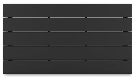 Hyland wave Black Outdoor Coffee Table - Ornate Home