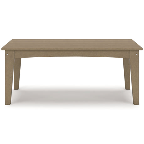 Hyland wave Driftwood Outdoor Coffee Table - Ornate Home