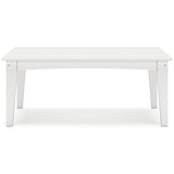 Hyland wave White Outdoor Coffee Table - Ornate Home