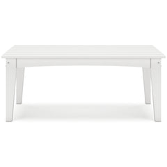 Hyland wave White Outdoor Coffee Table - Ornate Home