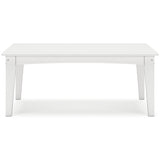 Hyland wave White Outdoor Coffee Table - Ornate Home
