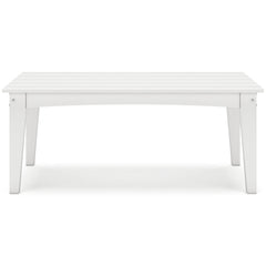 Hyland wave White Outdoor Coffee Table - Ornate Home