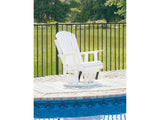 Hyland wave White Outdoor Swivel Glider Chair - Ornate Home