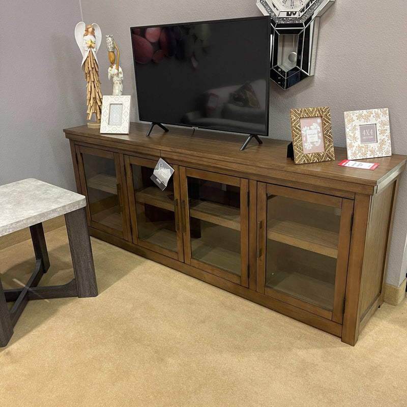 Boardernest Brown 85" TV Stand - Ornate Home