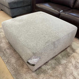 Ballinasloe Platinum Oversized Ottoman - Ornate Home