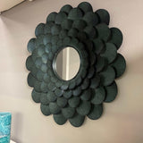 Deunoro Blue Accent Mirror - Ornate Home