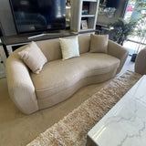 Carmel Mocha Bouclé Sofa - Ornate Home