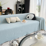 Cooling Textured Sofa Cover Washable Soft Couch Throw Blanket for Summer & Pets