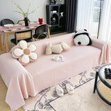 Cooling Textured Sofa Cover Washable Soft Couch Throw Blanket for Summer & Pets