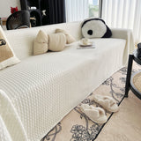 Cooling Textured Sofa Cover Washable Soft Couch Throw Blanket for Summer & Pets