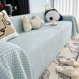 Cooling Textured Sofa Cover Washable Soft Couch Throw Blanket for Summer & Pets