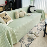 Cooling Textured Sofa Cover Washable Soft Couch Throw Blanket for Summer & Pets