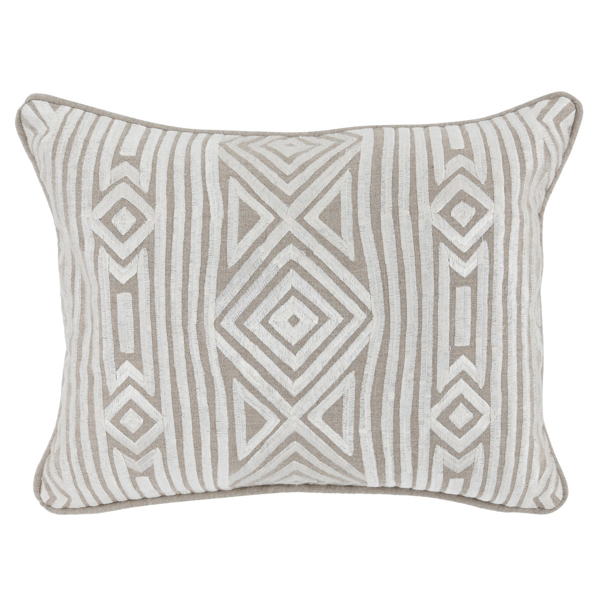IN Raleigh Natural/Ivory 12x16 Throw Pillow (Set of 2) - Ornate Home