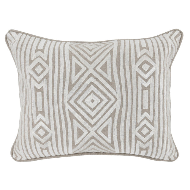 IN Raleigh Natural/Ivory 12x16 Throw Pillow (Set of 2) - Ornate Home