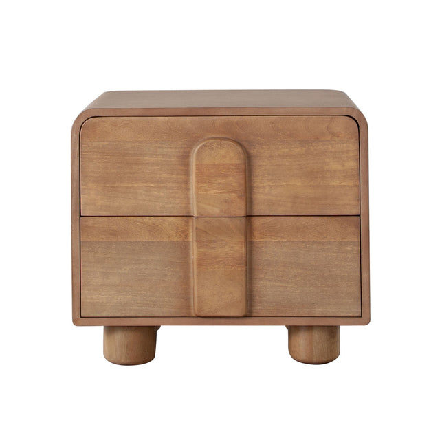 Indigo Honey Wood Nightstand - Ornate Home